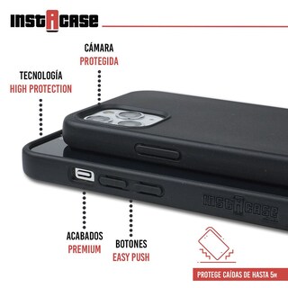 Foto 2 | Funda InstaCase para iPhone 12 Pro Max color Negro