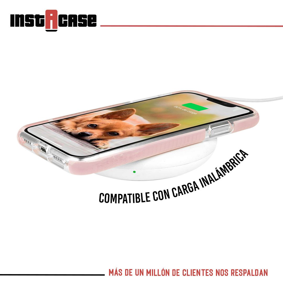 Foto 4 pulgar | Funda InstaCase para iPhone 11 color Rosa a Prueba de Golpes