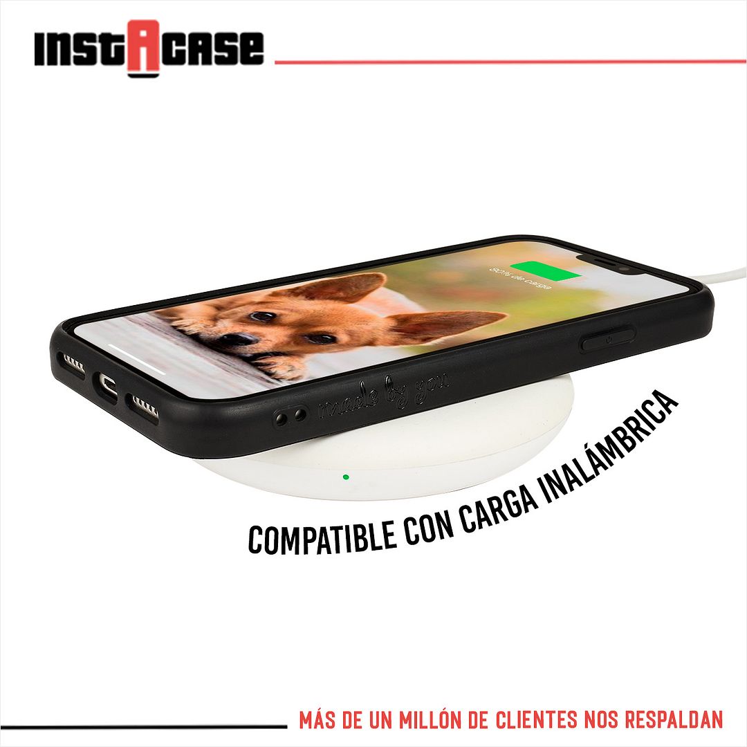 Foto 3 | Funda InstaCase para iPhone 8 Plus Acabado Espejo color Negro