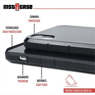 Foto 2 | Funda InstaCase para iPhone Xr color Negro