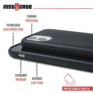 Foto 2 | Funda InstaCase Biodegradable para iPhone 11 color Negro