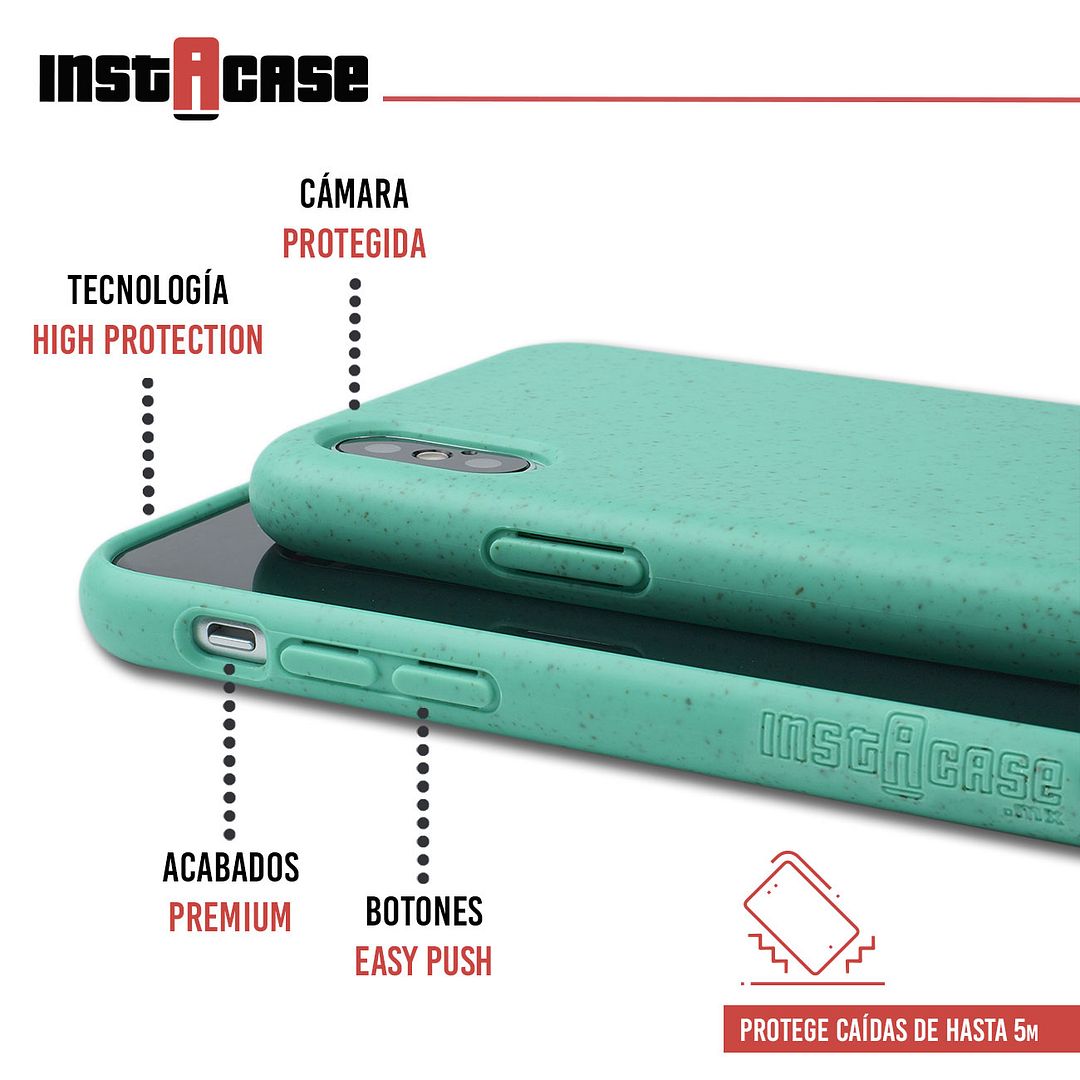 Foto 2 | Funda InstaCase para iPhone X color Verde