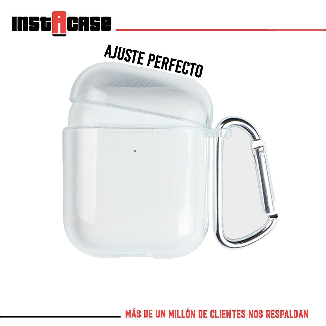 Foto 4 pulgar | Funda Instacase Para Airpods Primera Generación Transparente