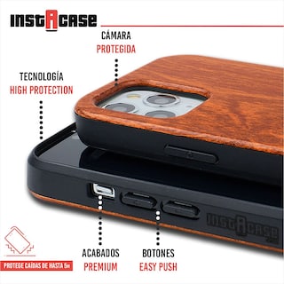 Foto 2 | Funda para iPhone 12 Pro Max Instacase color Café