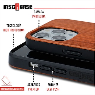 Foto 2 | Funda para iPhone 14 Pro Max Instacase color Café