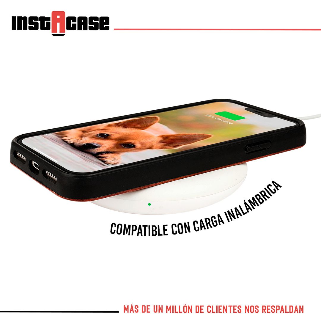 Foto 3 | Funda para iPhone 13 Instacase color Café