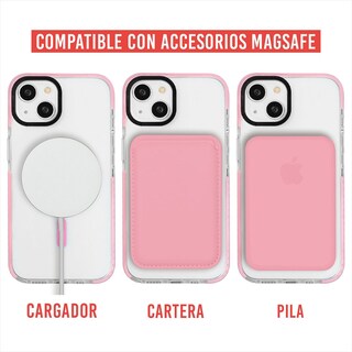Foto 3 | Funda InstaCase para iPhone 14 Plus Magsafe color Rosa