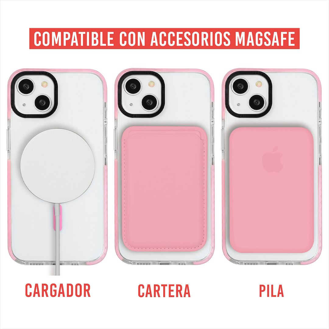 Foto 3 | Funda InstaCase para iPhone 14 Magsafe color Rosa