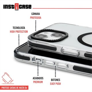 Foto 2 | Funda Instacase Para Iphone 13 Magsafe Negro