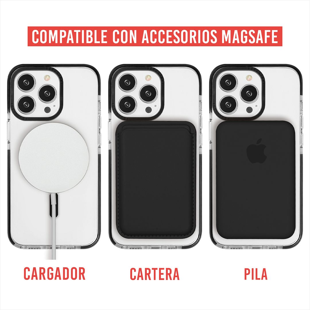 Foto 4 pulgar | Funda InstaCase para iPhone 13 Pro Max Magsafe color Negro