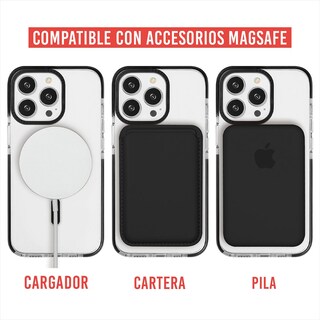 Foto 3 | Funda InstaCase para iPhone 14 Pro Magsafe color Negro