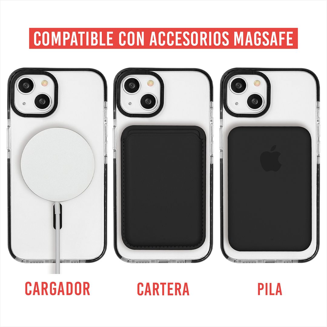 Foto 4 pulgar | Funda Instacase Para Iphone 14 Magsafe Negro