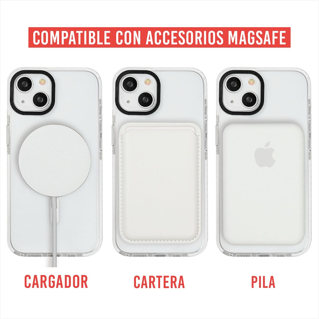 Foto 4 pulgar | Funda InstaCase para iPhone 14 Magsafe color Blanco
