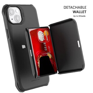 Foto 3 | Funda Ghostek para Iphone 14 Plus Negra con Porta Tarjetas