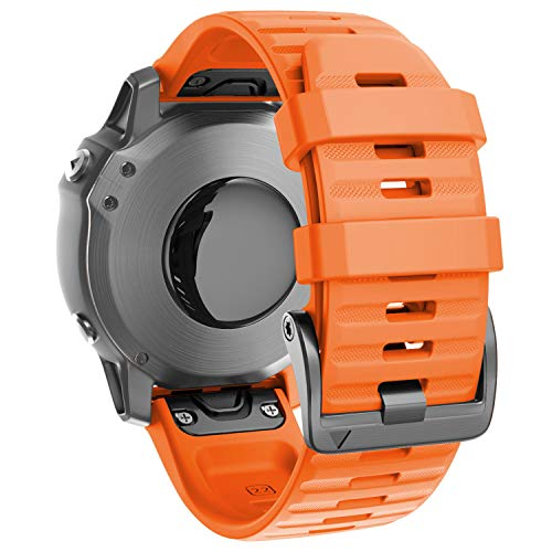 Venta Internacional - Ancool Compatible Con Fenix ​​6 Bandas 22 Mm De Reemplazo De Banda De Reloj De Silicon