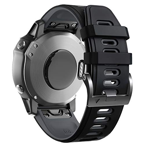 Foto 2 pulgar | Venta Internacional-ancool Compatible Con Garmin Fenix ​​7 Band 22 Mm Fit Fit Silicone Watch Reemplazo De