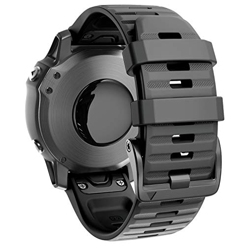 Foto 2 pulgar | Venta Internacional - Ancool Compatible Con Fenix ​​6 Bandas 22 Mm De Reemplazo De Banda De Reloj De Silicon