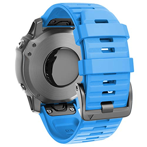 Venta Internacional - Ancool Compatible Con Fenix ​​6 Bandas 22 Mm De Reemplazo De Banda De Reloj De Silicon