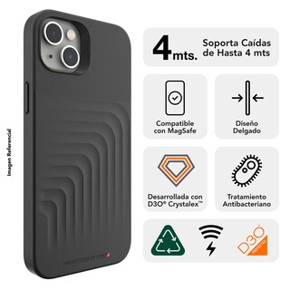 Foto 2 | Funda GEAR4 702009994 color Marrón Brooklyn Snap para iPhone 14 Plus