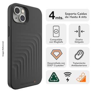 Foto 2 | Funda Gear4 Brooklyn Snap Para Iphone 14 Plus - Negro