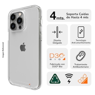 Foto 2 | Funda GEAR4 702010025 Transparente Crystal Palace para iPhone 14 Pro Max