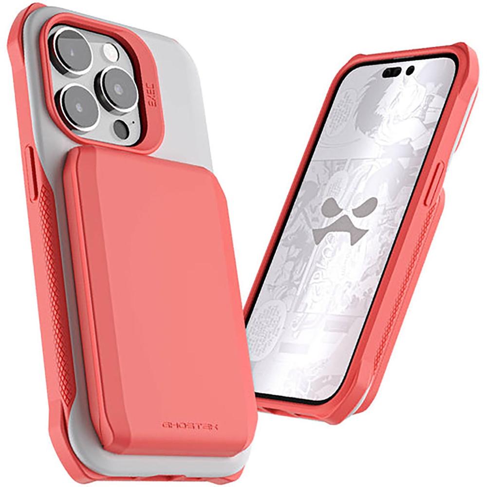 Foto 2 pulgar | Funda para iPhone 14 Pro Max Ghostek GHOCAS3229 color Rosa con Porta Tarjetas