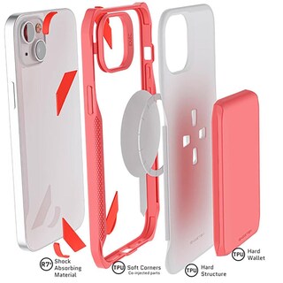 Foto 4 | Iphone 14 Plus Rosa Con Porta Tarjetas