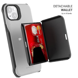 Foto 3 | Funda para iPhone 14 Plus Ghostek GHOCAS3225 color Gris con Porta Tarjetas