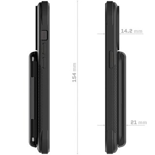 Foto 7 | Funda para iPhone 14 Pro Ghostek GHOCAS3221 color Negro con Porta Tarjetas
