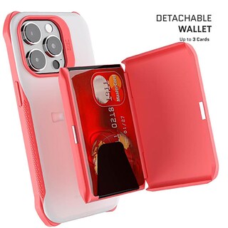 Foto 3 | Funda para iPhone 14 Pro Ghostek GHOCAS3223 color Rosa con Porta Tarjetas