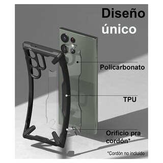 Foto 3 | Funda Ringke para Galaxy S23 Ultra color Negro