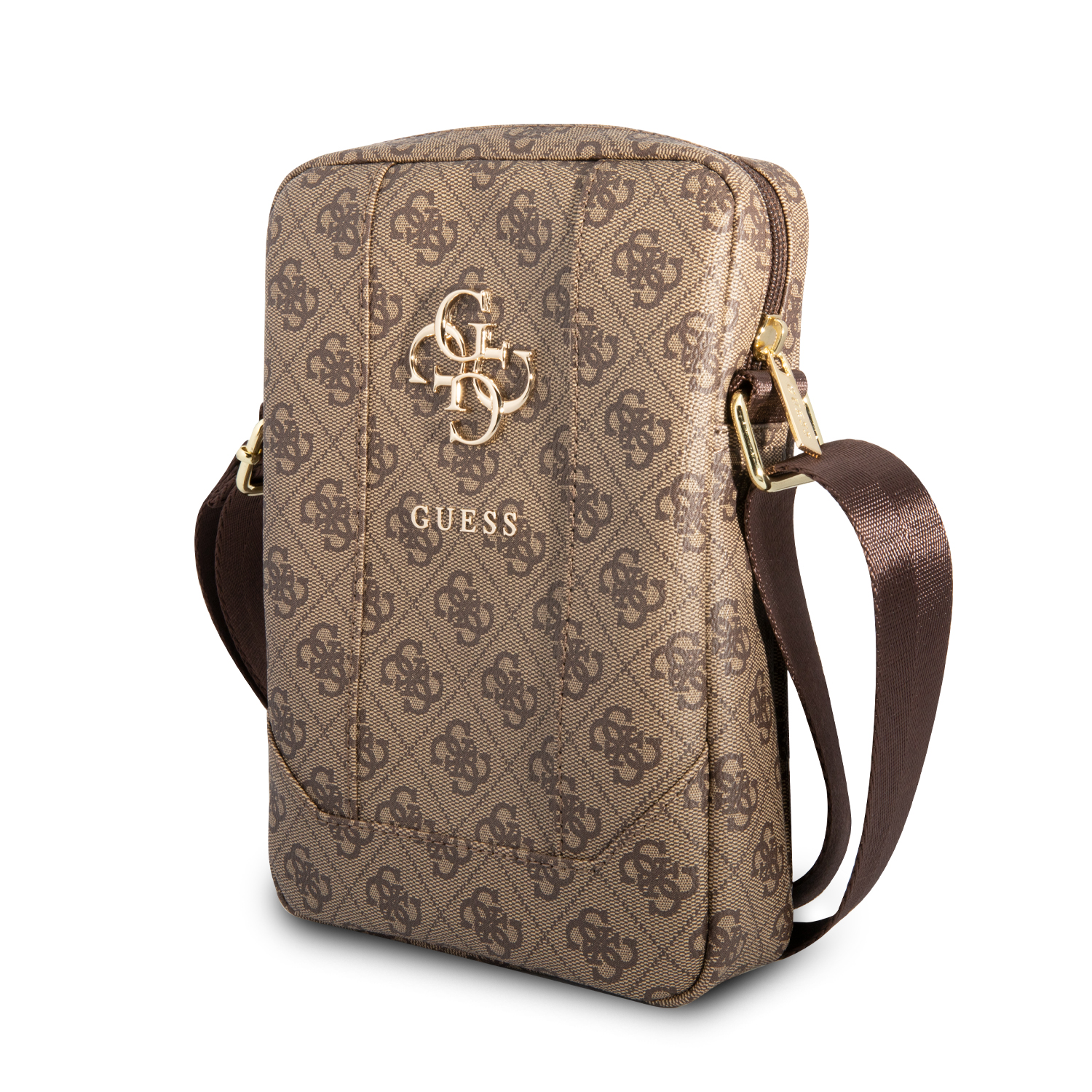 Foto 1 | Bolsa Bandolera Guess GUTB8G4GFBR color Marrón 8 '' con Logo 4G