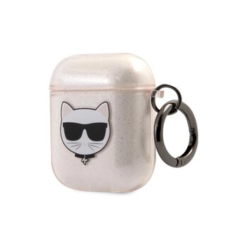 Foto 3 | Case para AirPods Karl Lagerfeld Choupette color Dorado