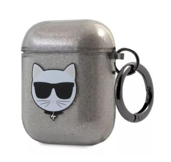 Foto 3 | Funda para Airpod Karl Lagerfeld color Gris