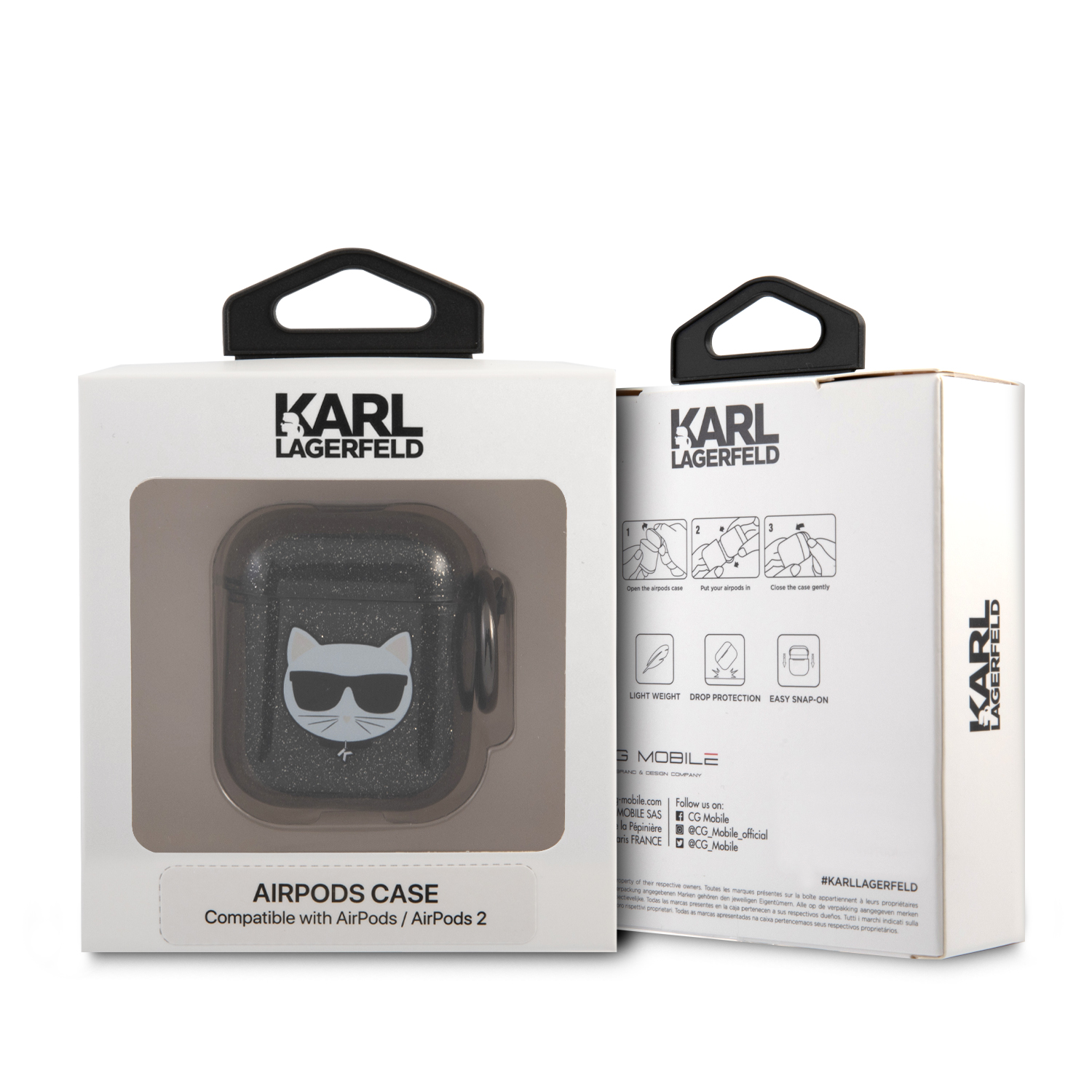 Foto 5 pulgar | Funda para Airpod Karl Lagerfeld color Gris