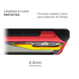 Foto 3 | Funda Ghostek Atomic Printed color Rojo para Samsung S23 Ultra Aluminio