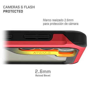 Foto 3 | Funda Ghostek Atomic Printed color Rojo para Samsung S23 Aluminio