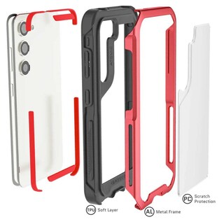 Foto 4 | Funda Ghostek Atomic Printed color Rojo para Samsung S23 Aluminio