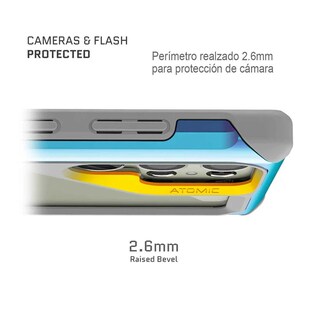 Foto 3 | Funda Ghostek Atomic Printed color Azul para Samsung S23 Ultra Prismatic Aluminio
