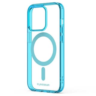 Foto 2 | Funda PureGear Slimshell Magsafe Printed color Azul Transparente para iPhone 14 Pro
