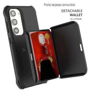 Foto 3 | Funda Ghostek Exec Printed color Negro para Samsung S23 con Porta Tarjetas