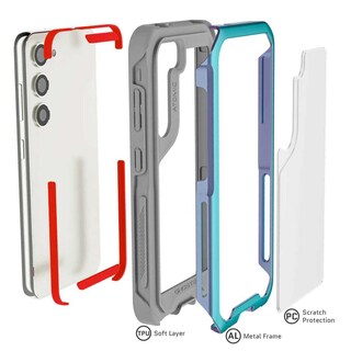 Foto 4 | Funda Ghostek Atomic Printed para Samsung S23 Plus Prismatic Aluminio Transp