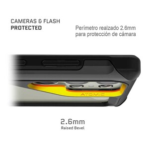 Foto 3 | Funda Ghostek Atomic Printed color Negro para Samsung S23 Ultra Aluminio Transp
