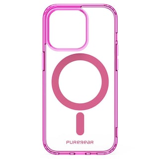 Foto 4 | Funda PureGear Slimshell Magsafe Printed color Rosa Transparente para iPhone 14 Pro