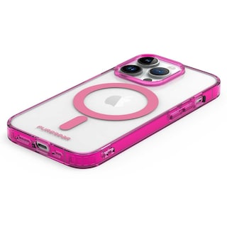 Foto 7 | Funda PureGear Slimshell Magsafe Printed color Rosa Transparente para iPhone 14 Pro