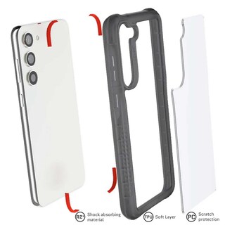 Foto 4 | Funda Ghostek Covert Printed color Negro para Samsung S23 Plus Humo