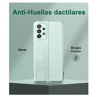 Foto 2 | Funda Para Galaxy A73 Ringke Fusion Matte Antihuellas color Transparente