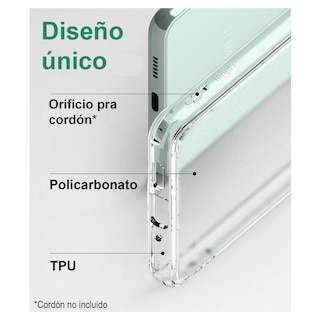 Foto 4 | Funda Para Galaxy A73 Ringke Fusion Matte Antihuellas color Transparente