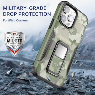Foto 4 | Funda Mybat Stealth para iPhone 14 Pro color Verde