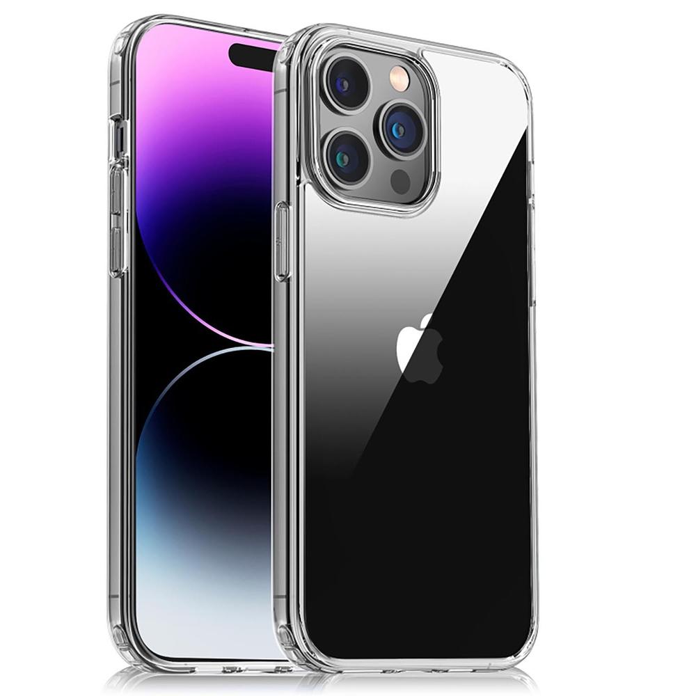Foto 2 pulgar | Funda Mybat Gummy para iPhone 14 Pro Max Transparente